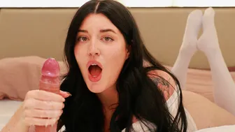 Gentle Cum Eating Instructions for a Good Boy - JOI - CEI - Kayla Summers - Full Video