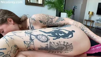 HUGE ANAL DILDO TWIRLING IN HER ASS - Blonde Eden Ivy Is Wild in Hardcore Blowjob and Handjob in POV