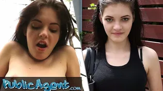 Public Agent - typical Zoomer can't make up her mind but such a tight pussy