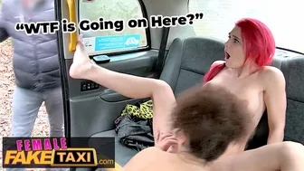 "WTF is going on in here?" - Female Fake Taxi