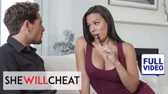 SHE WILL CHEAT - Busty Luna Star Puts Down Her Toy For A Steamy Visit From A Handsome Stranger
