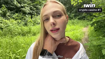 A TINDER DATE ENDED WITH FUCKING IN THE FOREST. SHE GAVE IT TO ME FOR 500 RUBLES. SEX FOR MONEY