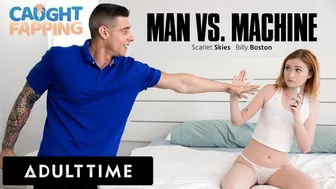 ADULT TIME - I Bet You Can't Fuck Me Better Than My Vibrator! With Scarlet Skies and Billy Boston